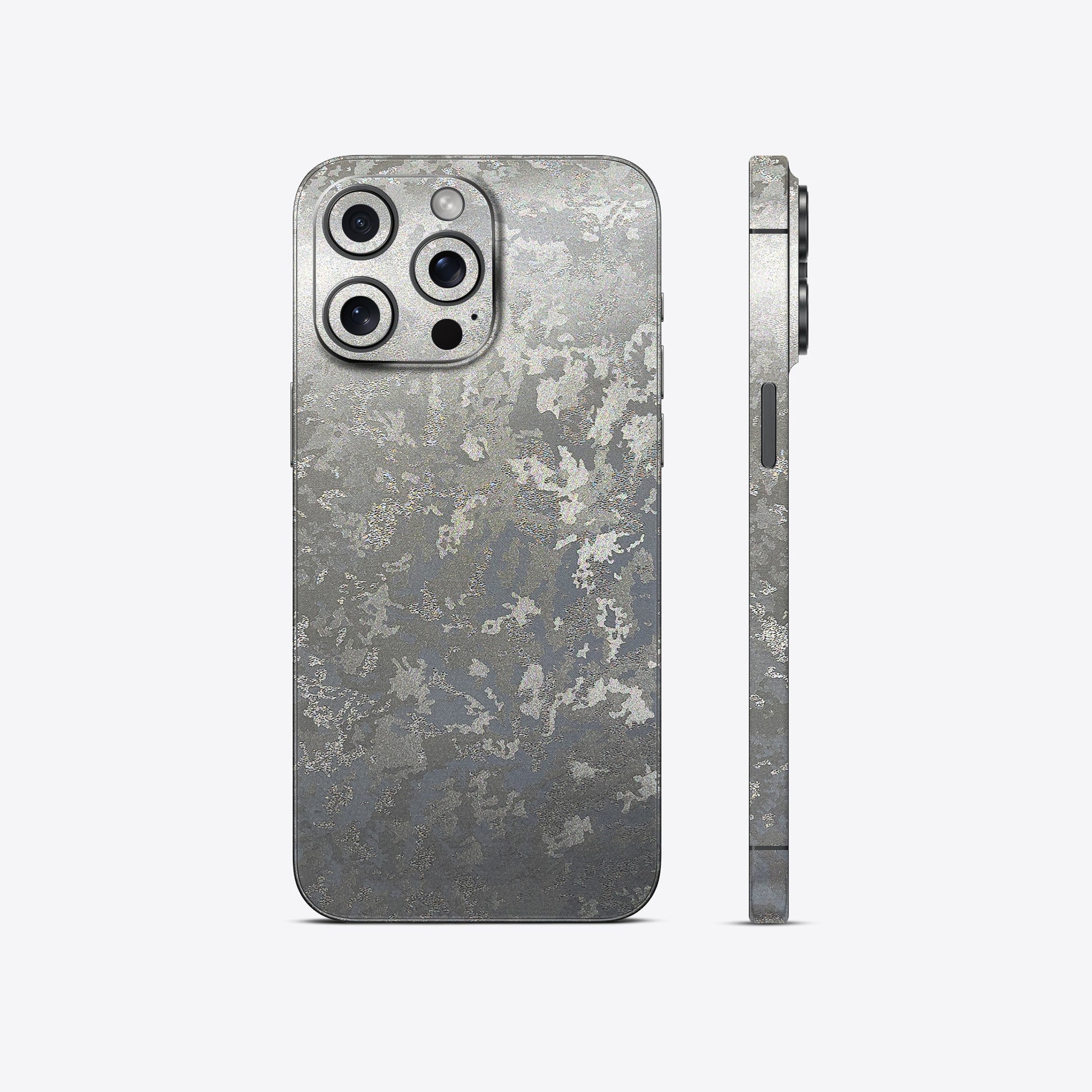 Silver Shadow Shiny Mobile Skin - Sleek & Luxurious Metallic Finish