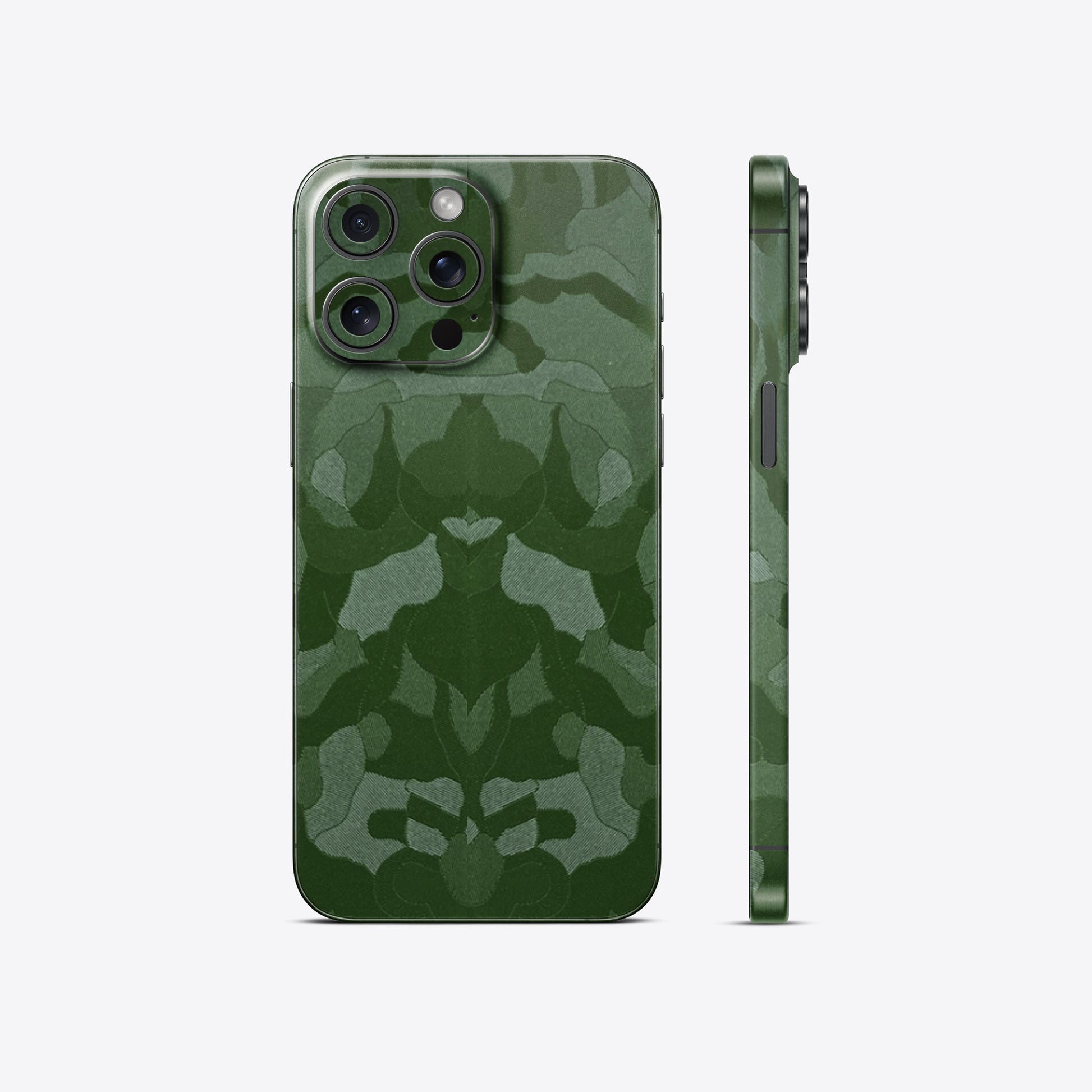Green Camouflage Textured Mobile Skin - Tactical &amp; Rugged Protection