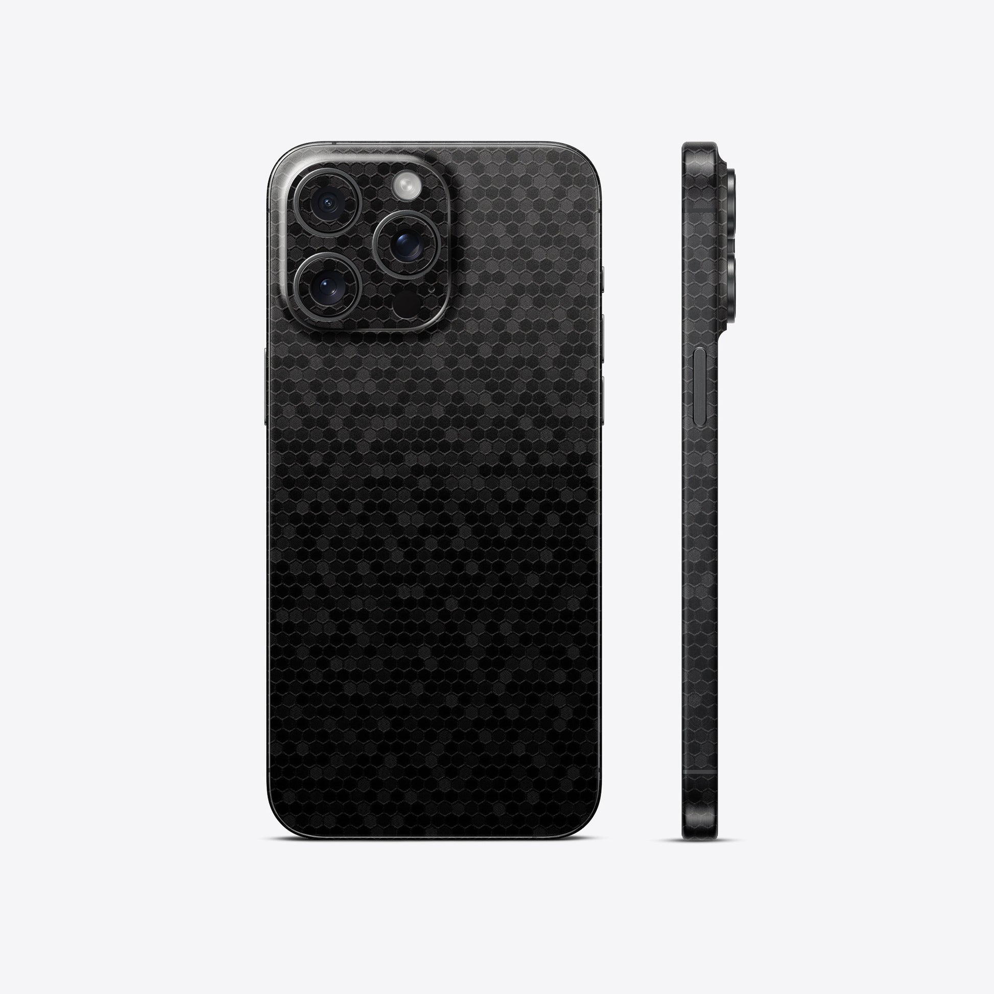 Premium Black Honeycomb Texture Mobile Skin – Durable & Stylish Protection by Oracle