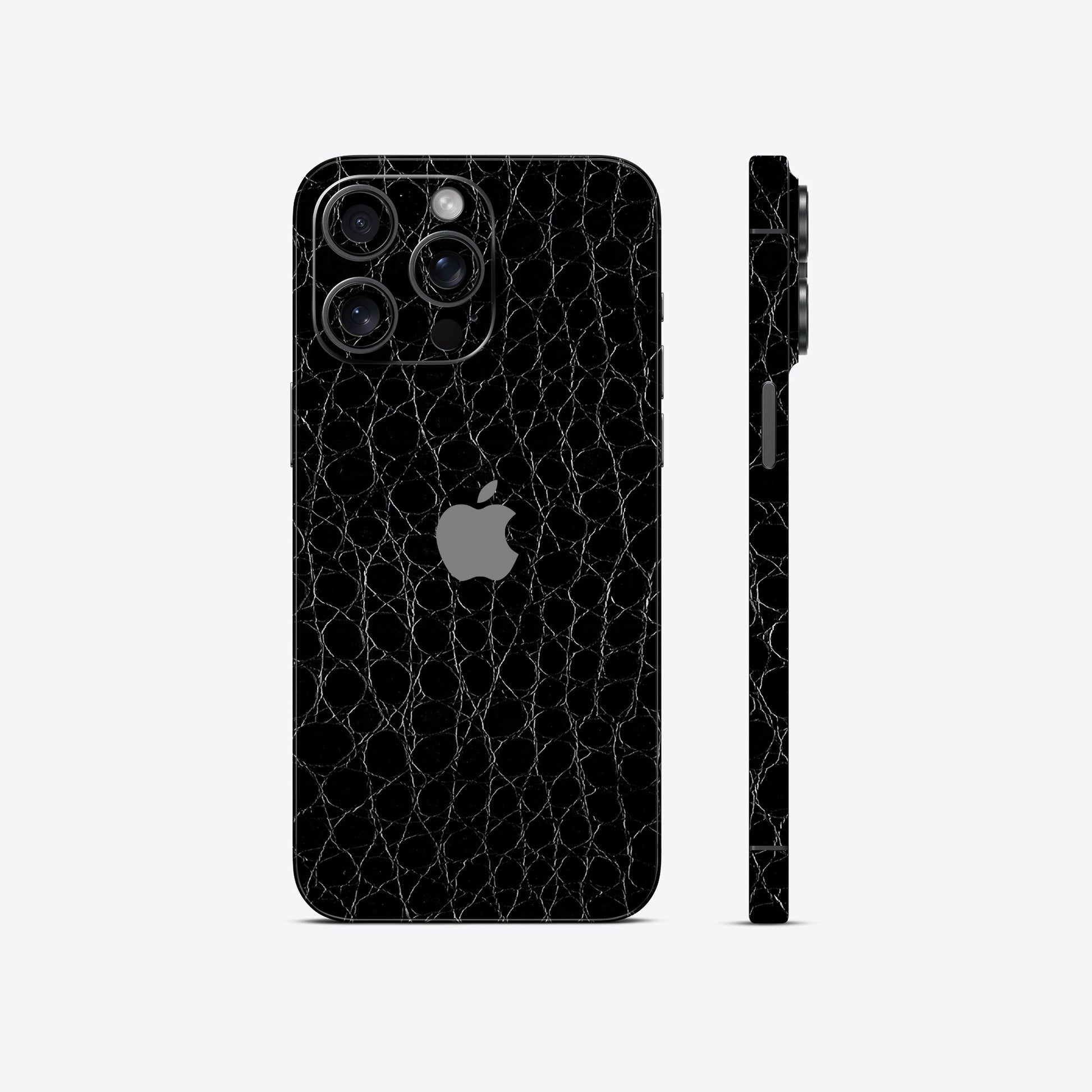 Black Alligator Premium Mobile Skin - Luxurious & Durable Protection