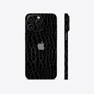 Black Alligator Premium Mobile Skin - Luxurious & Durable Protection