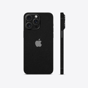 Black Leather Pattern Mobile Skin – Luxurious Look & Strong Durability