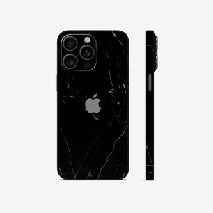 Black Marble White Stripes Textured Skins - Elegant & Durable Protection