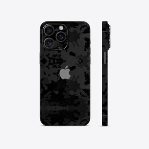 Black Shadow Textured Skin - Bold & Glossy Finish