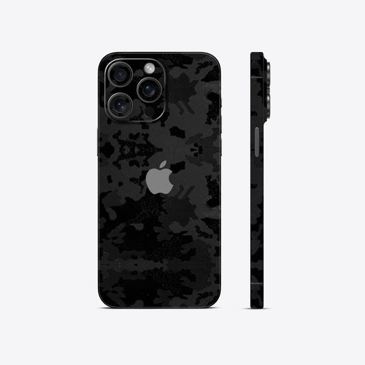 Black Shadow Textured Skin - Bold &amp; Glossy Finish