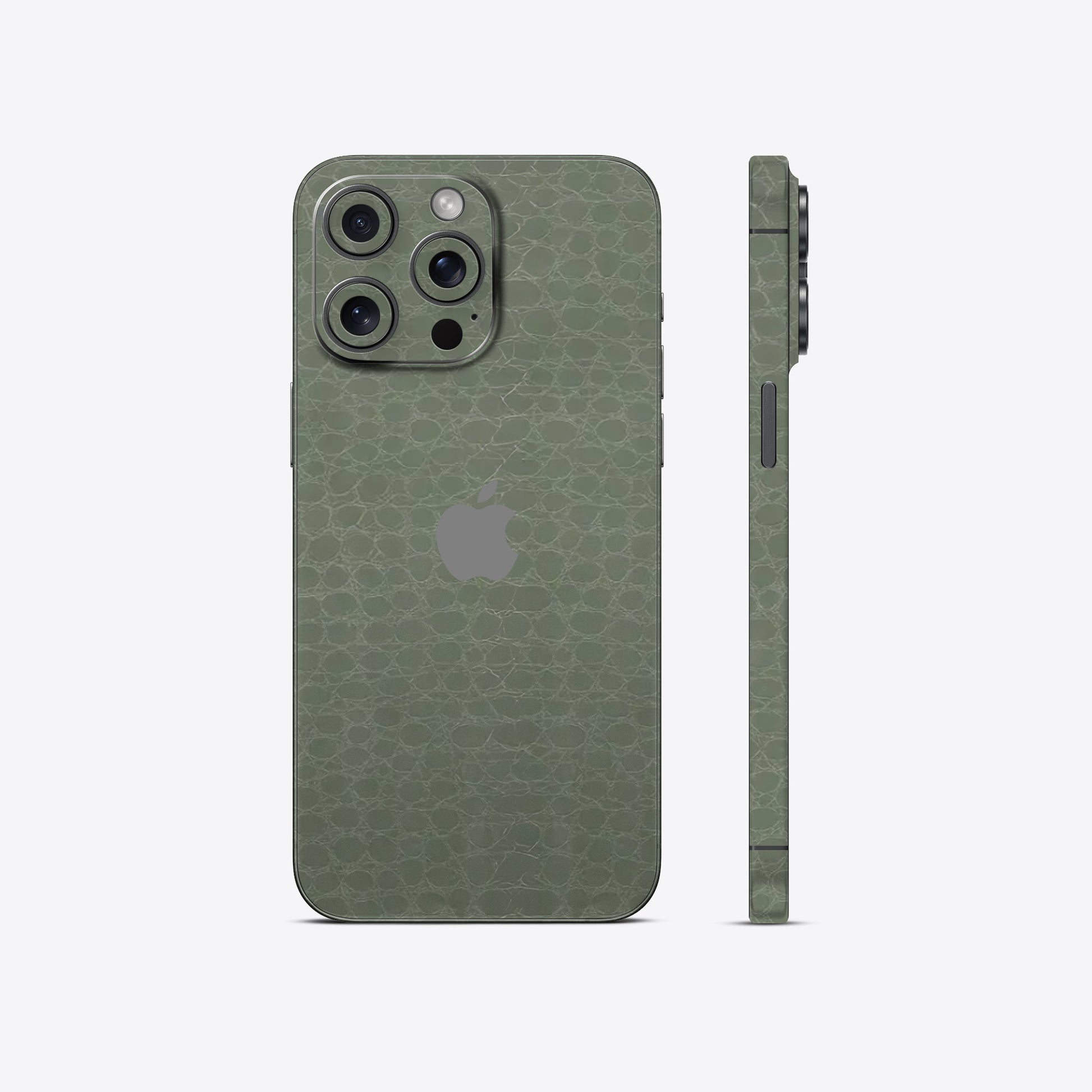 Crocodile Leather Armor Green Glossy Mobile Skin - Bold & Luxurious Protection