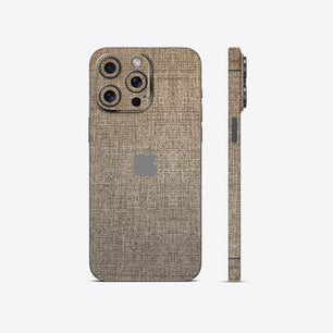 Denim Tan Fabric Textured Mobile Skin - Stylish & Rugged Protection