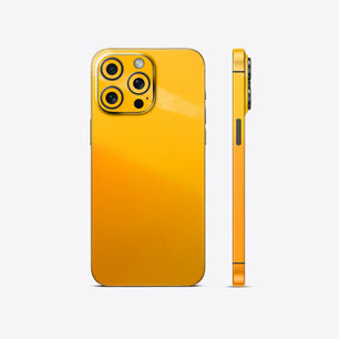 Glossy Yellow Mobile Skin - Bold & Vibrant Protection