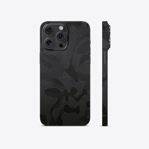 Premium Black Camouflage Mobile Skin – Luxurious Look & Feel By 3M