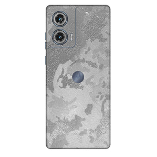 Silver Shadow Textured Skin - Sleek & Shiny Elegance