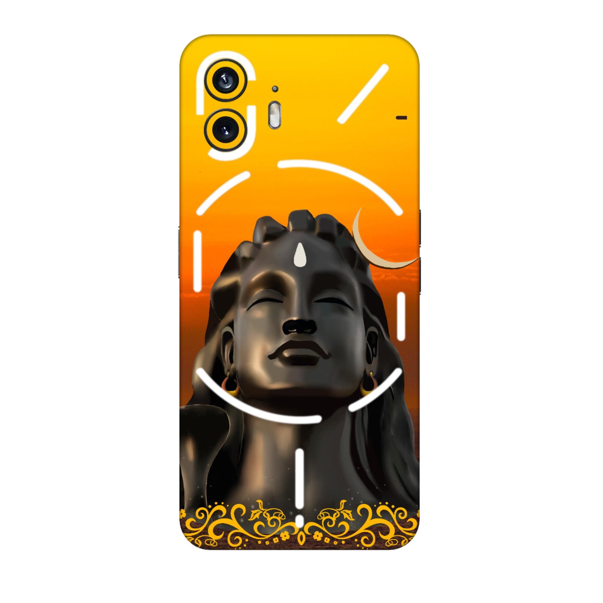 Adiyogi Mahadev Sunset Mobile Skin – Divine God Design with Premium Protection