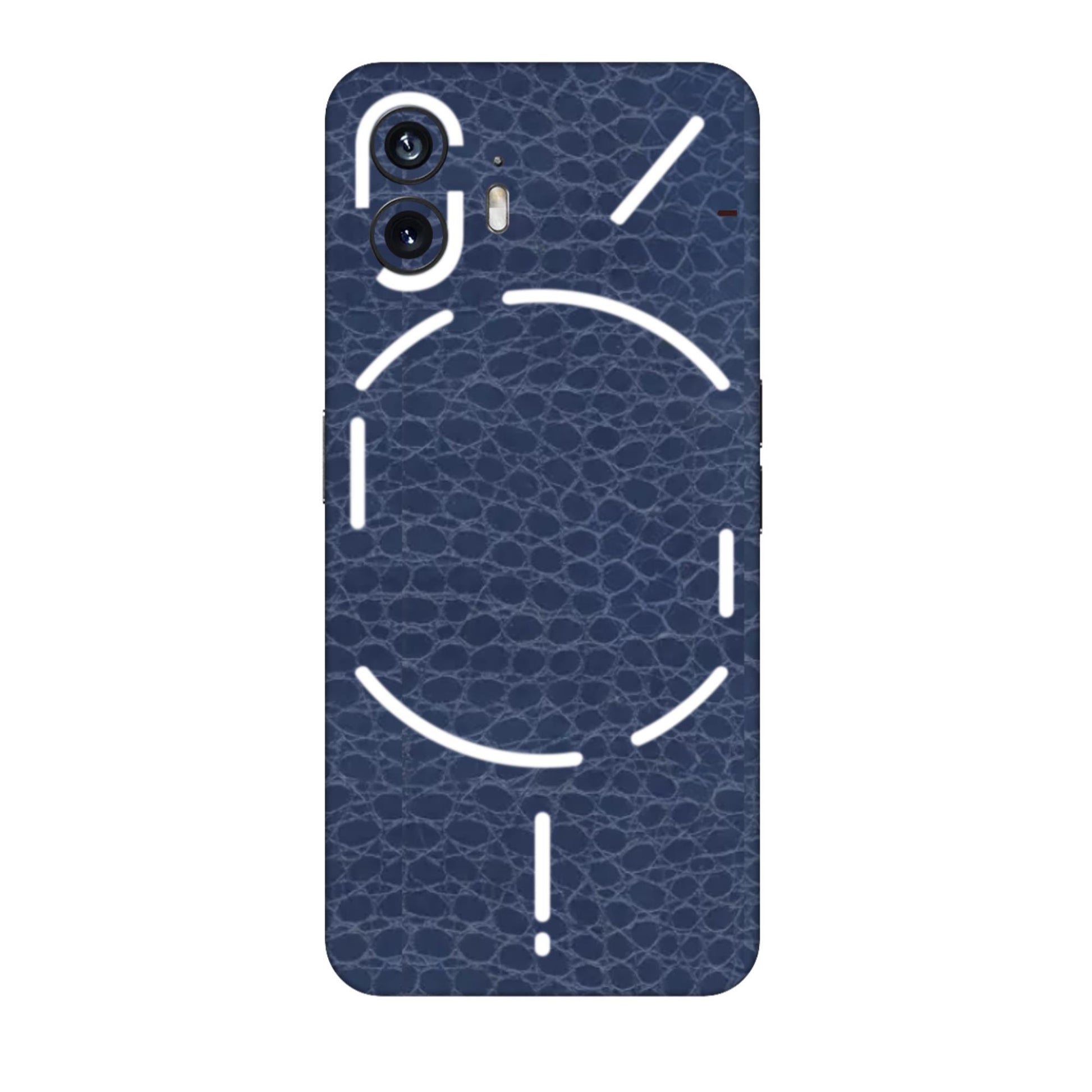 Crocodile Leather Blue Glossy Mobile Skin - Bold & Stylish Protection