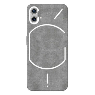 Concrete Gray Marble Textured Mobile Skin - Urban & Sleek Protection