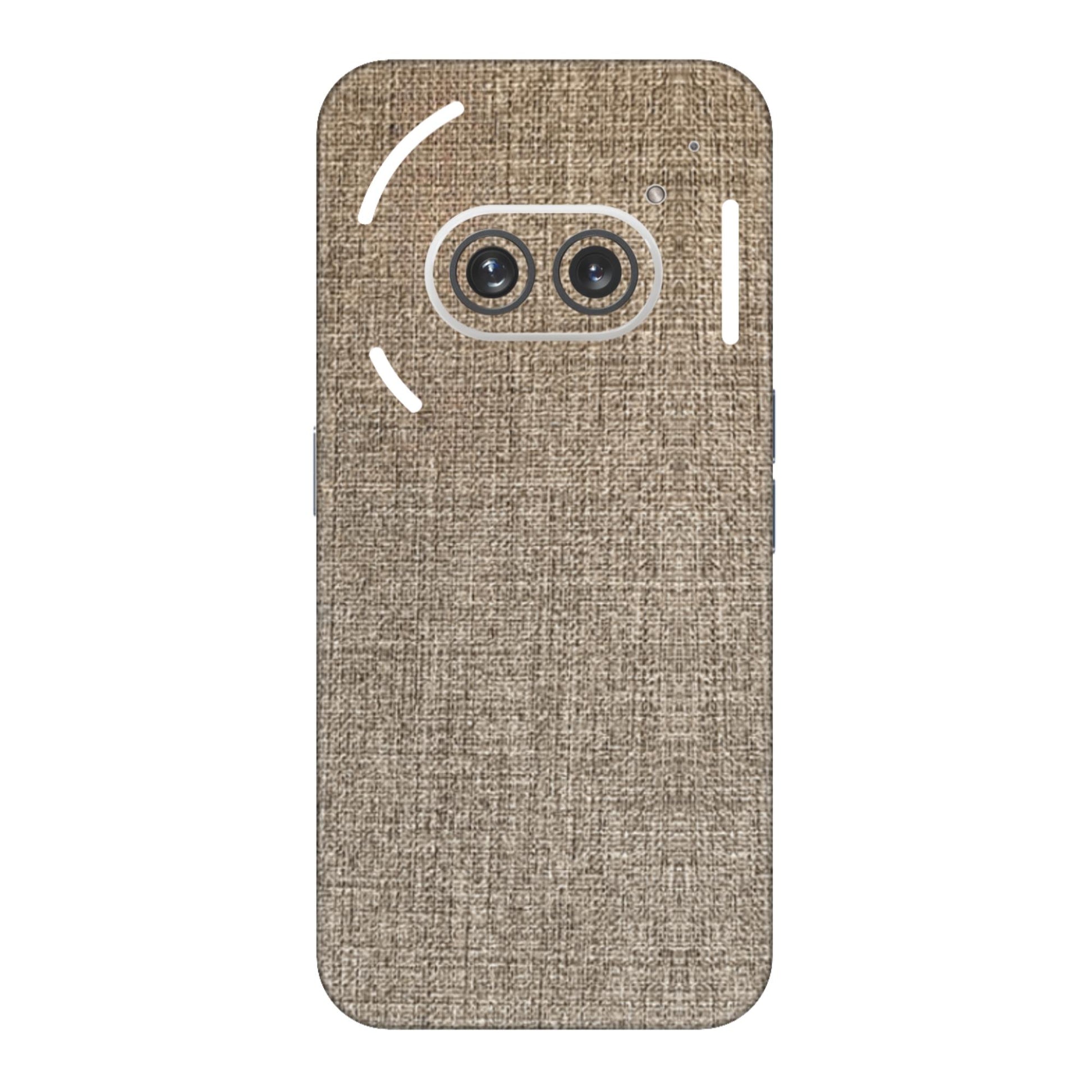 Denim Tan Fabric Textured Mobile Skin - Stylish &amp; Rugged Protection