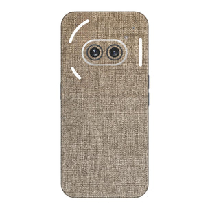 Denim Tan Fabric Textured Mobile Skin - Stylish & Rugged Protection
