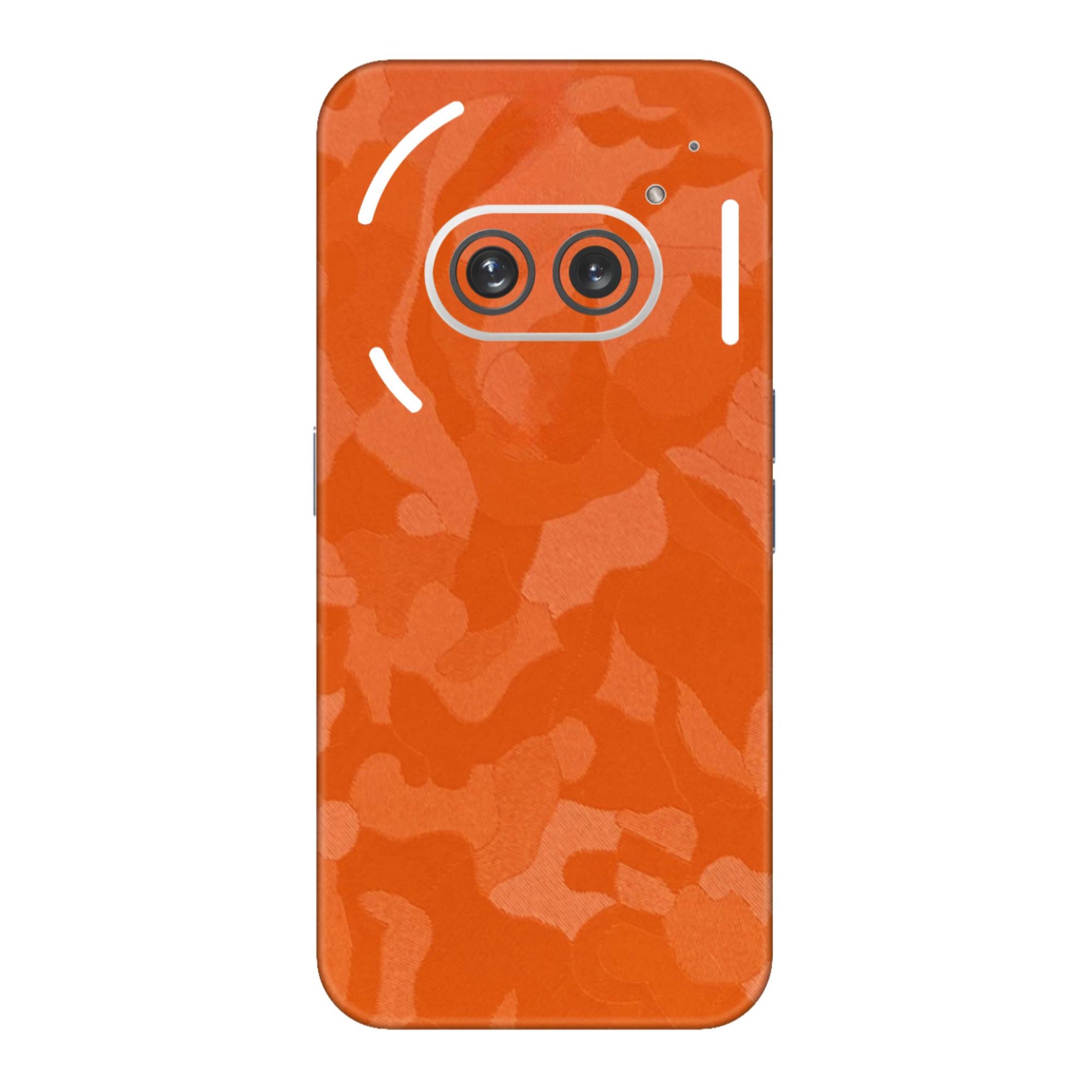 Orange Camouflage Textured Mobile Skin - Vibrant &amp; Rugged Protection