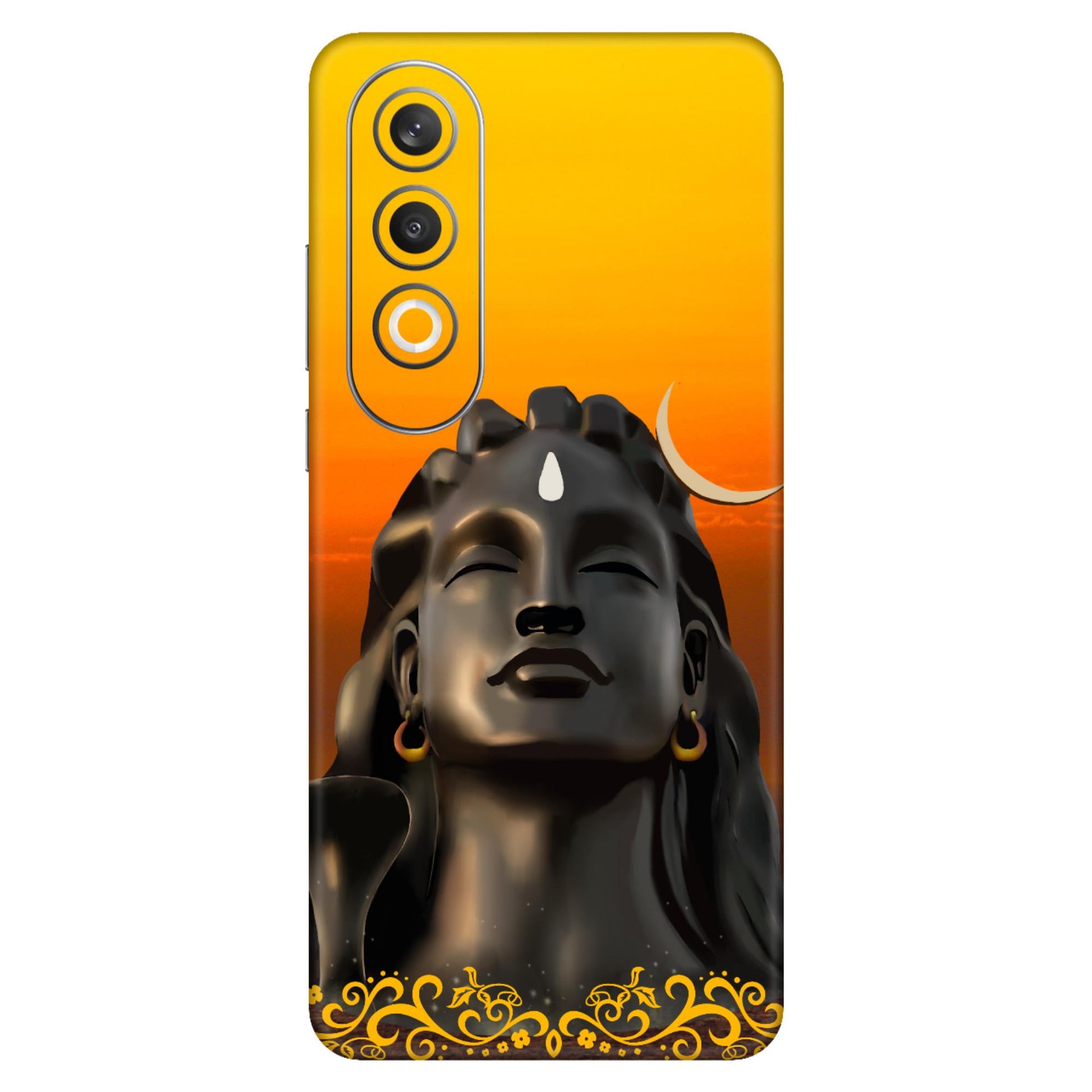 Adiyogi Mahadev Sunset Mobile Skin – Divine God Design with Premium Protection