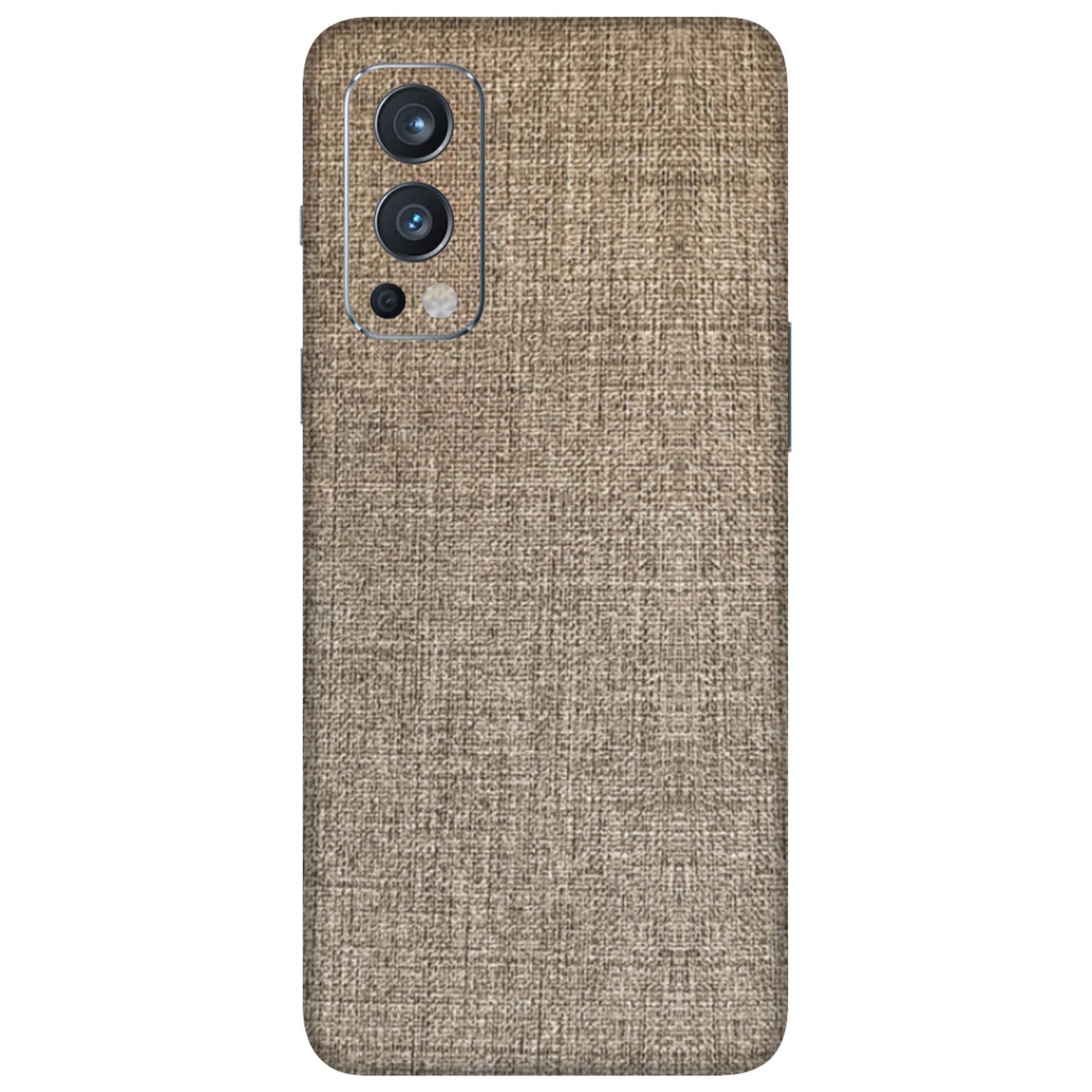 Denim Tan Fabric Textured Mobile Skin - Stylish &amp; Rugged Protection