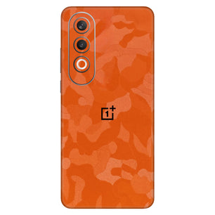 Orange Camouflage Textured Mobile Skin - Vibrant & Rugged Protection