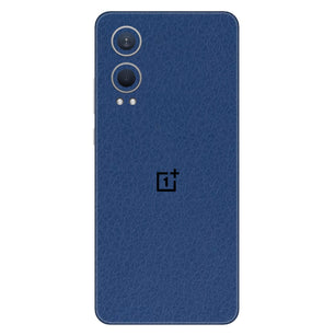 Blue Leather Textured Mobile Skin - Luxurious & Durable Protection