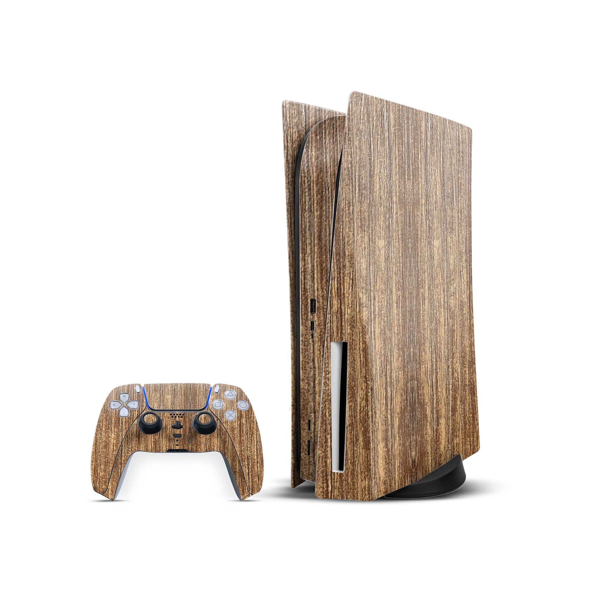 Antique Pine Textured Wood Skin for PS5 & Xbox – Premium Gaming Console Protection