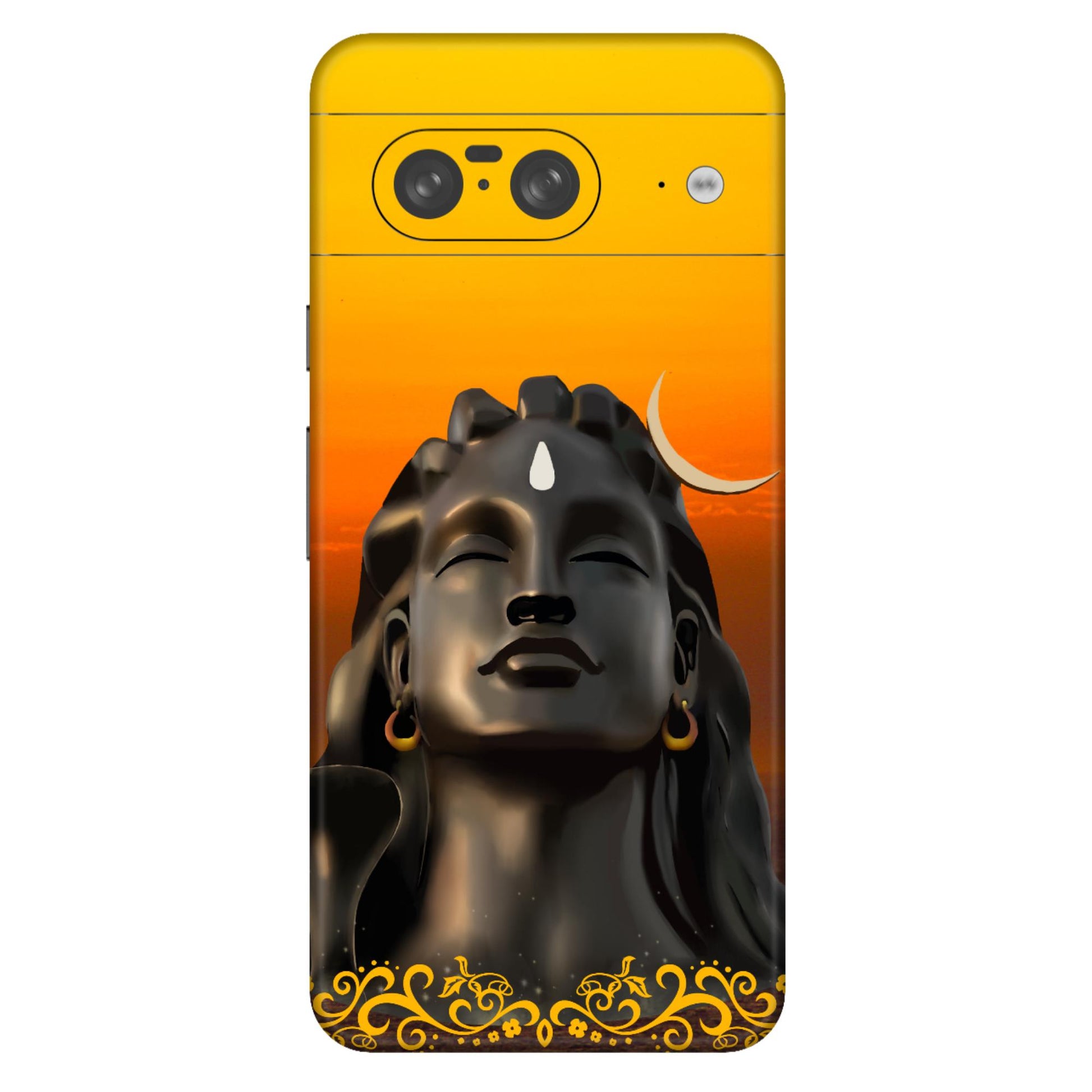 Adiyogi Mahadev Sunset Mobile Skin – Divine God Design with Premium Protection
