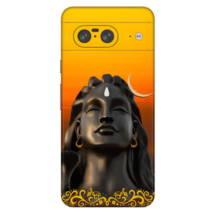 Adiyogi Mahadev Sunset Mobile Skin – Divine God Design with Premium Protection