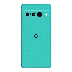 Aqua Green Matte Plain Color Mobile Skin – Simple, Clean Protection for Your Phone