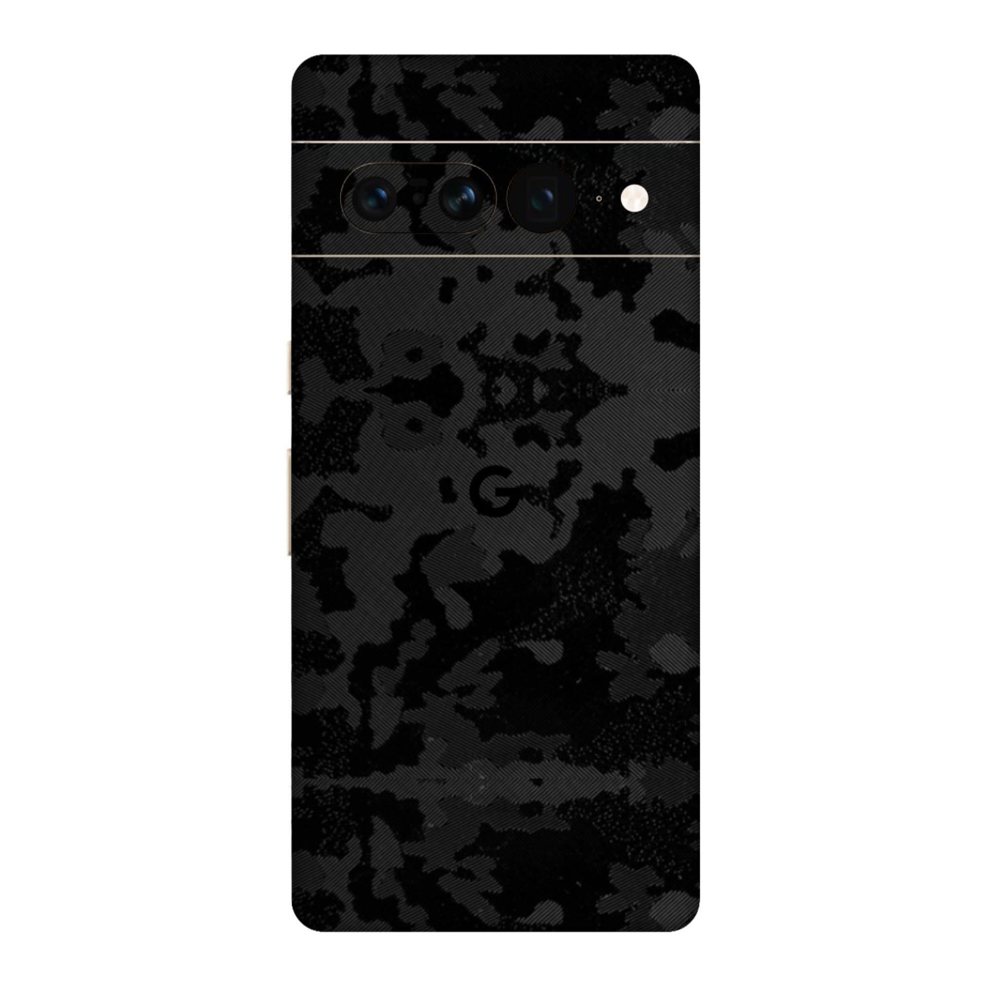 Black Shadow Textured Skin - Bold &amp; Glossy Finish