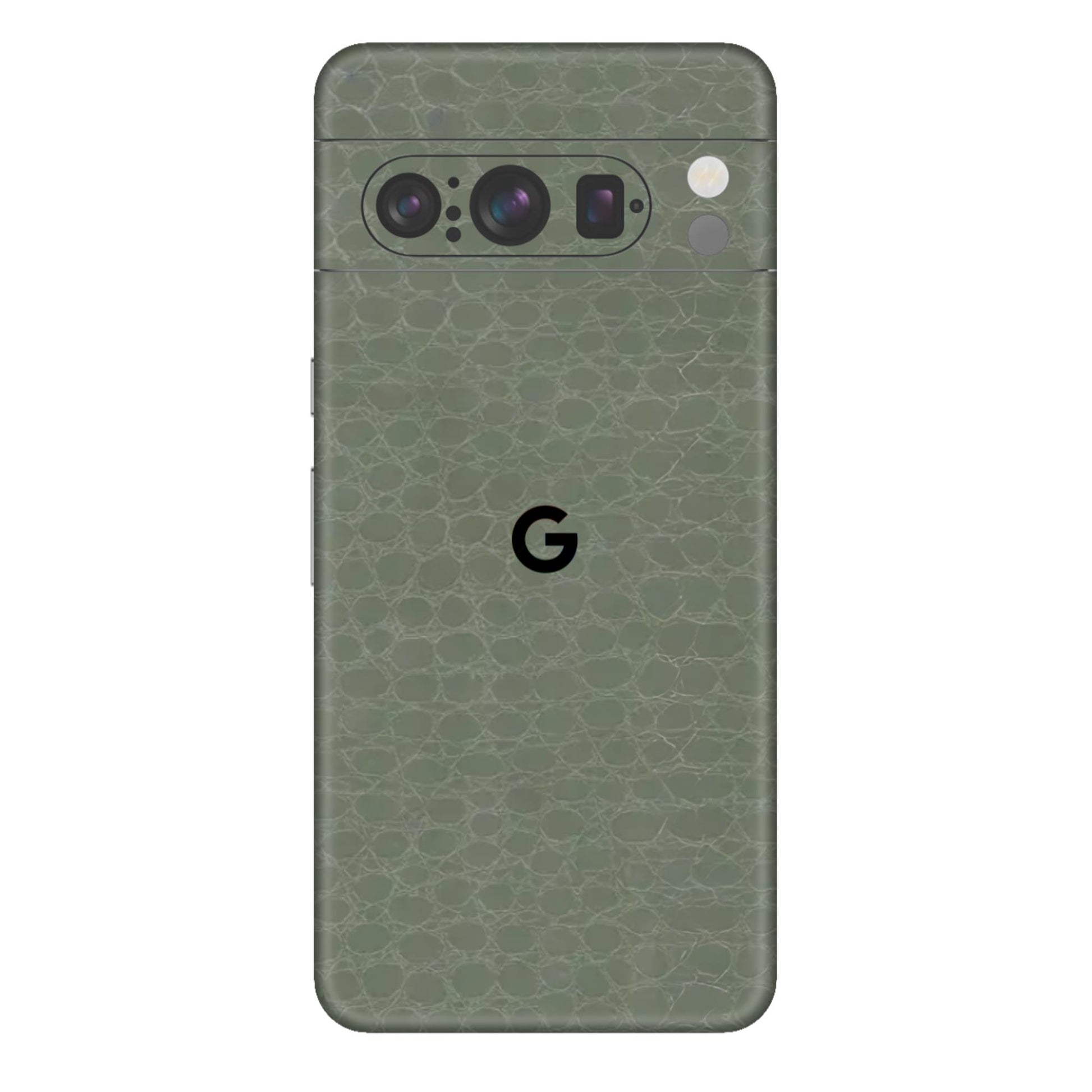 Crocodile Leather Armor Green Glossy Mobile Skin - Bold & Luxurious Protection