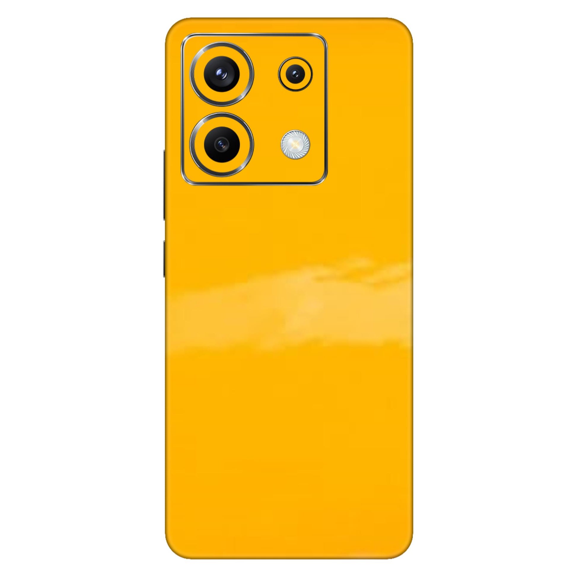 Glossy Yellow Mobile Skin - Bold & Vibrant Protection
