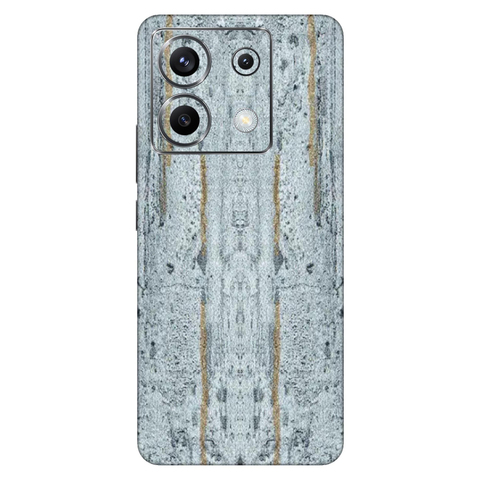 Gold Strip Concrete Marble Textured Mobile Skin - Elegant & Durable Design