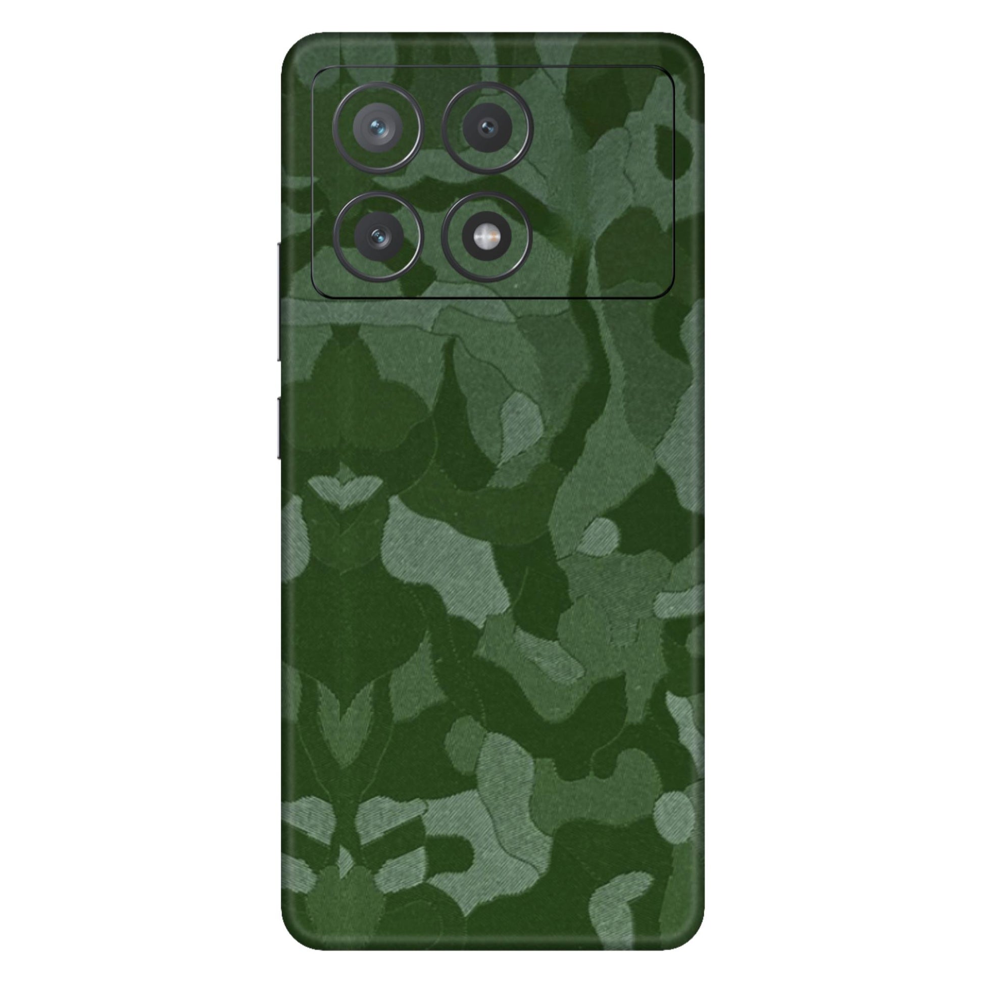 Green Camouflage Textured Mobile Skin - Tactical &amp; Rugged Protection
