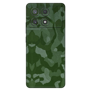 Green Camouflage Textured Mobile Skin - Tactical & Rugged Protection