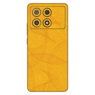 Golden Swirl Textured Mobile Skin - Elegant & Luxurious Protection