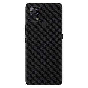 Black Carbon Fiber Textured Mobile Skin - Sleek & Ultra-Durable Protection