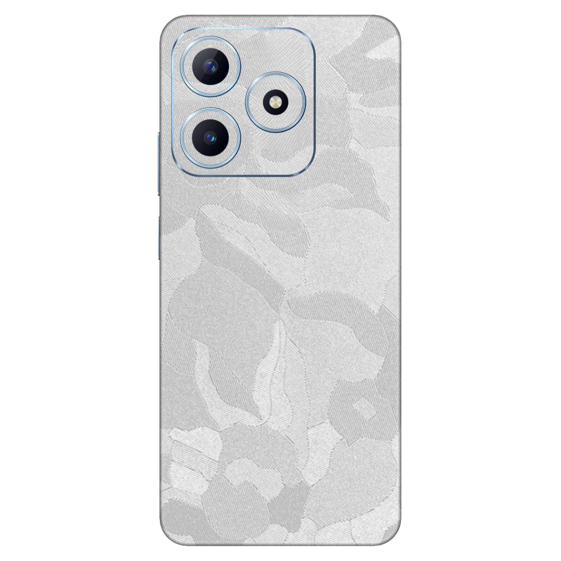 White Camouflage Textured Mobile Skin - Sleek &amp; Minimalist Protection