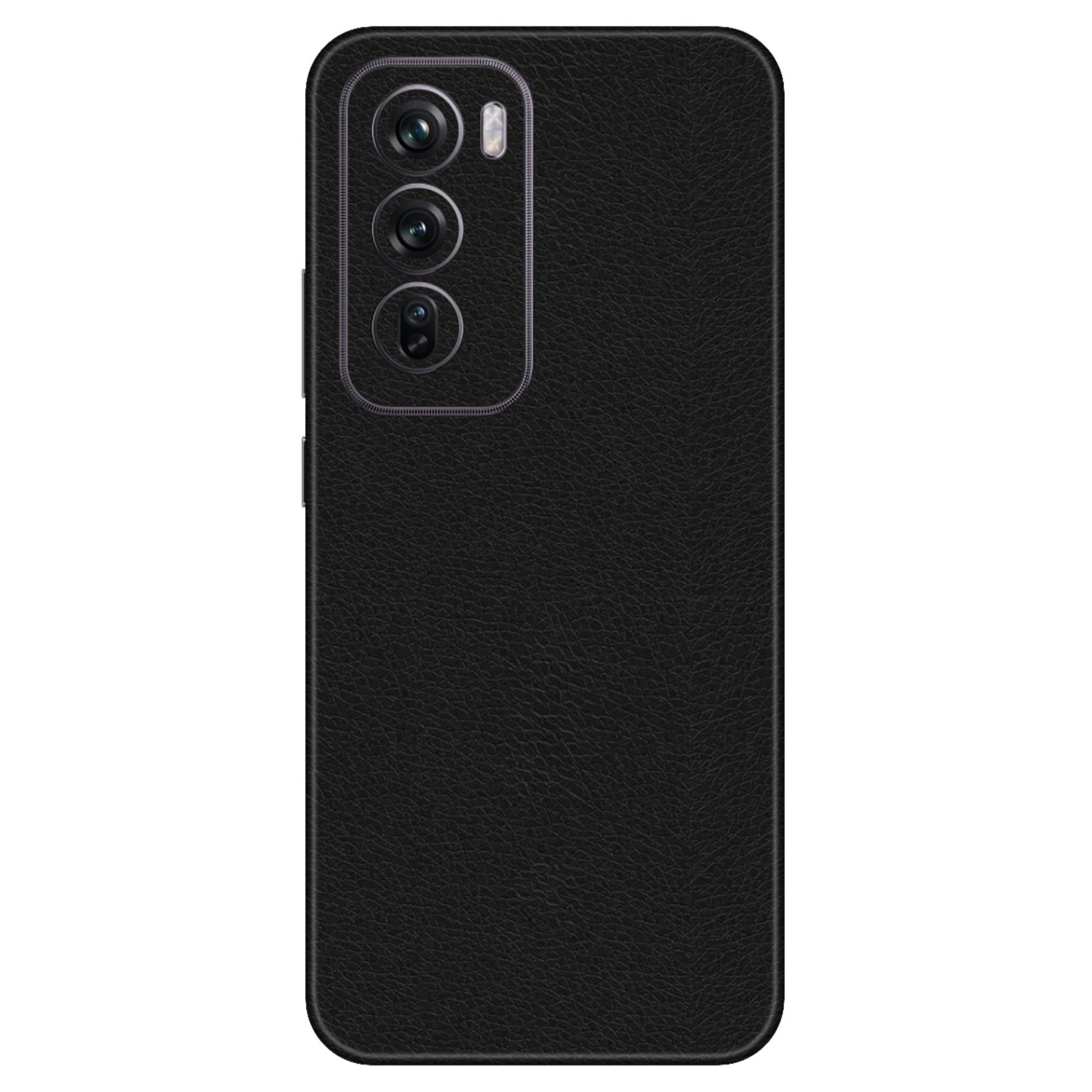 Black Leather Pattern Mobile Skin – Luxurious Look & Strong Durability