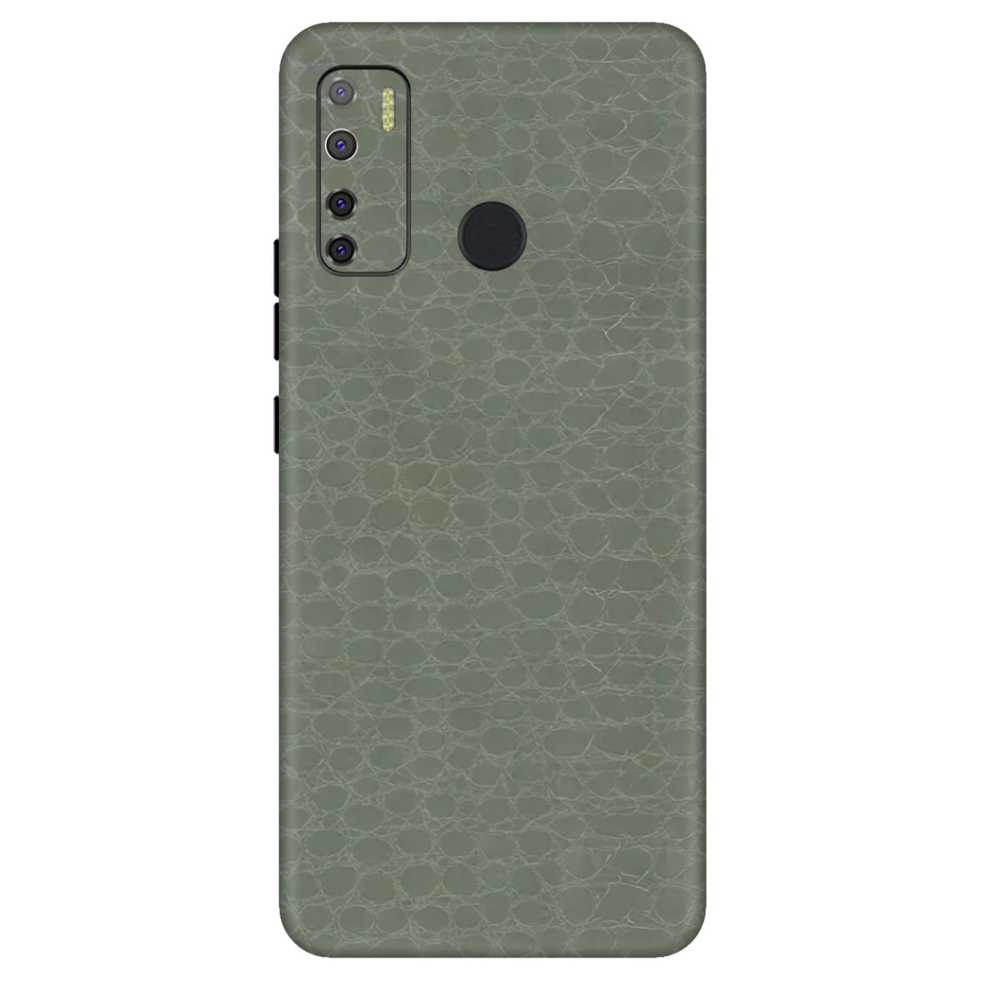 Crocodile Leather Armor Green Glossy Mobile Skin - Bold & Luxurious Protection