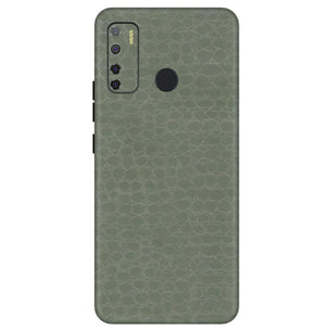 Crocodile Leather Armor Green Glossy Mobile Skin - Bold & Luxurious Protection
