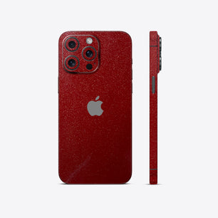 Red Sparkle Glossy Mobile Skin - Bold & Eye-Catching Shine