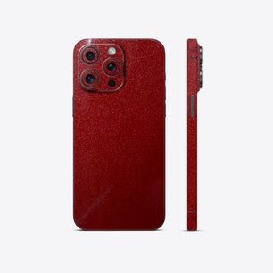 Red Sparkle Glossy Mobile Skin - Bold & Eye-Catching Shine