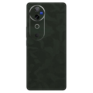 Premium Green Camouflage Texture Mobile Skin – Classy Look for Your Phone By 3M