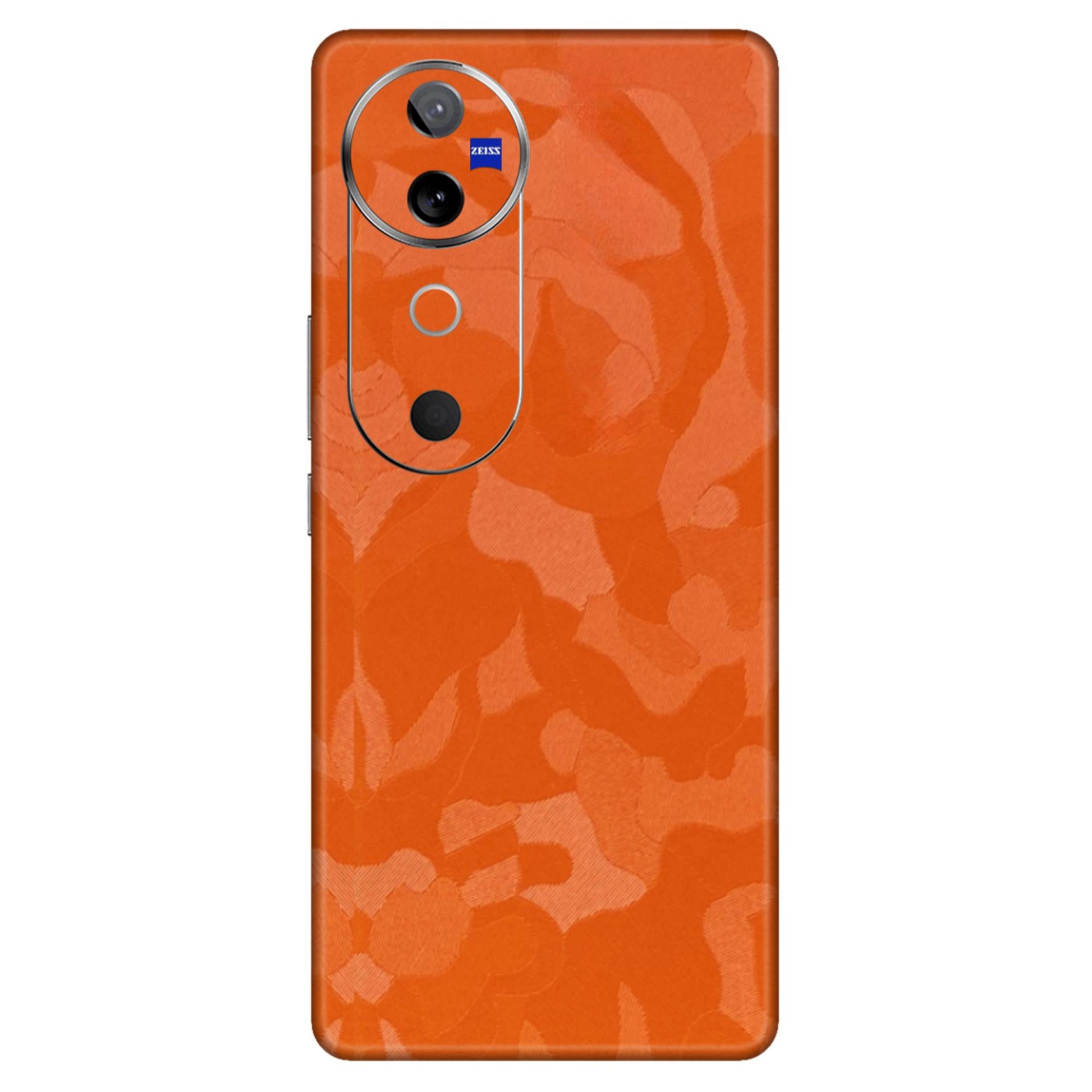 Orange Camouflage Textured Mobile Skin - Vibrant &amp; Rugged Protection