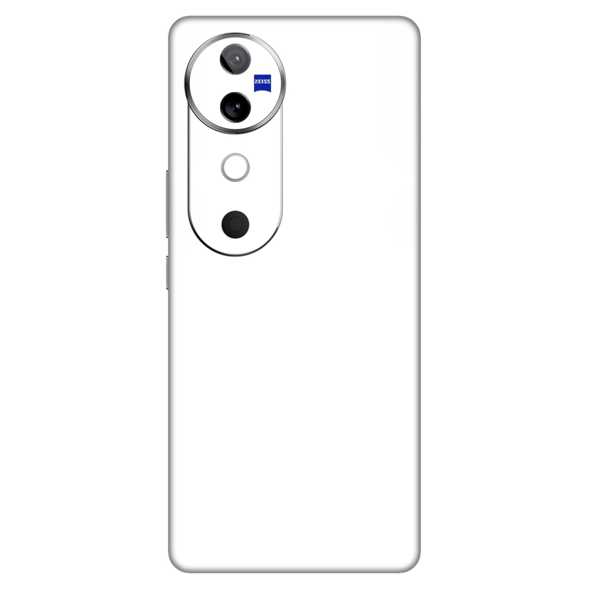 Feather Touch White Mobile Skin - Clean & Minimalist Protection