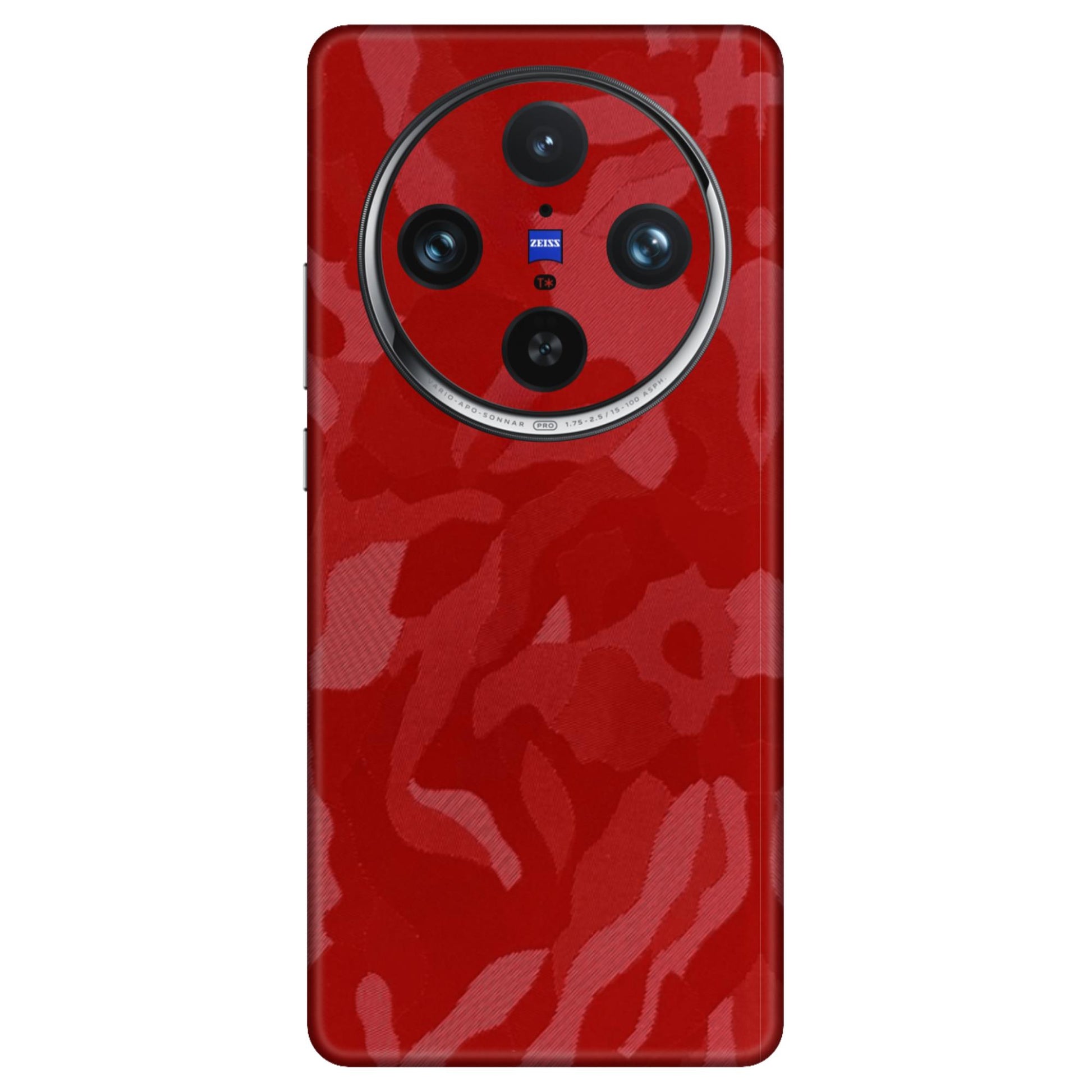 Red Camouflage Textured Mobile Skin - Bold &amp; Rugged Protection