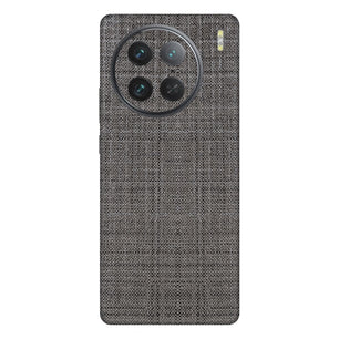 Fox Linen Dark Textured Mobile Skin - Stylish & Durable Protection