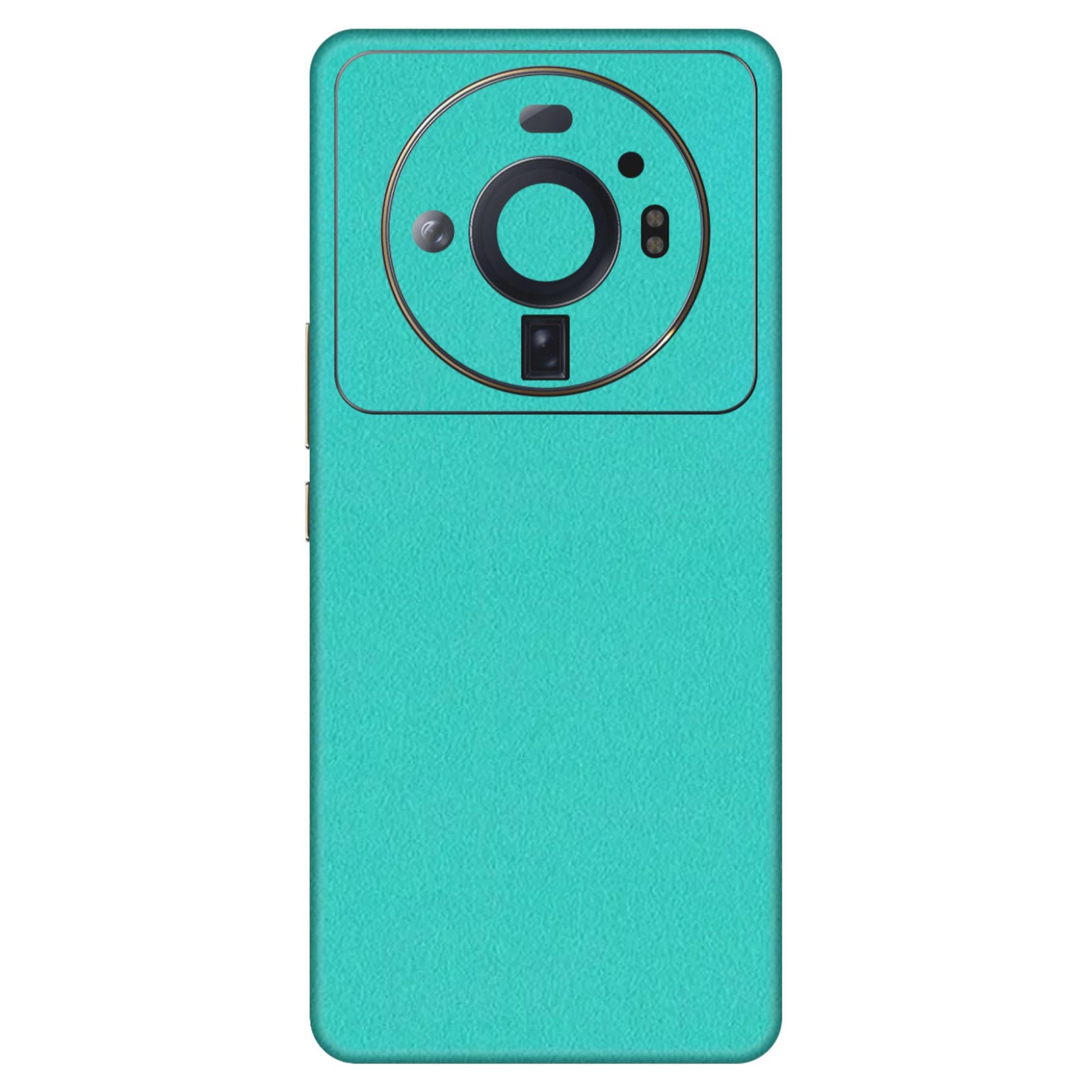 Aqua Green Matte Plain Color Mobile Skin – Simple, Clean Protection for Your Phone