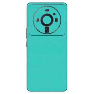 Aqua Green Matte Plain Color Mobile Skin – Simple, Clean Protection for Your Phone