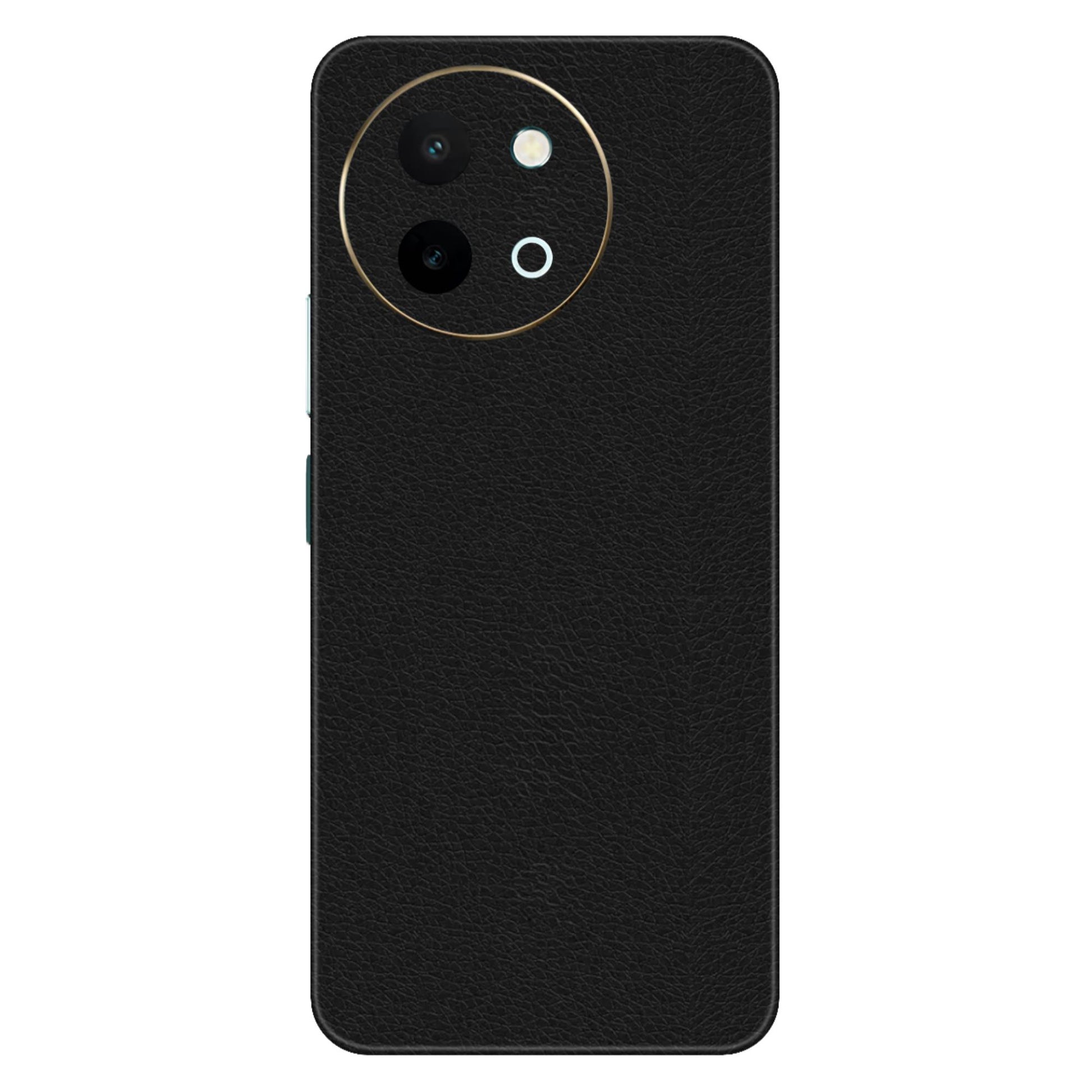 Black Leather Pattern Mobile Skin – Luxurious Look & Strong Durability